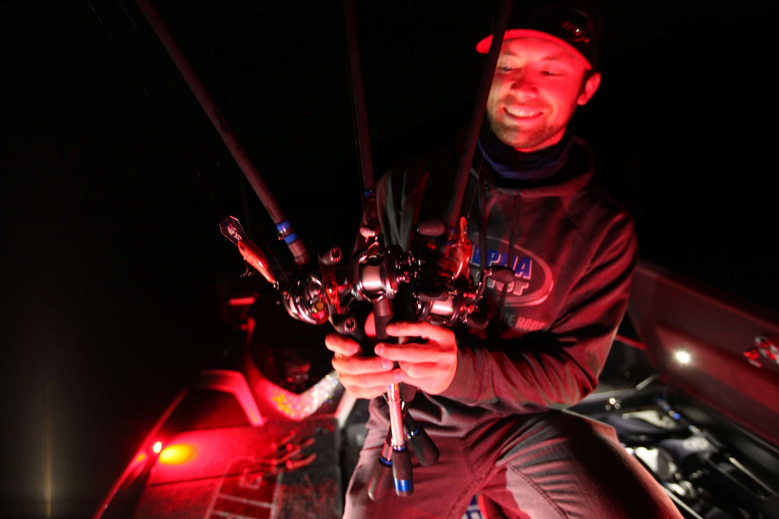 <b>Brandon Palaniuk</b><br> The 12th place finisher relied on a trio of baits. Palaniuk began the day fishing a homemade 3/4-ounce tailspin with a No. 4 Colorado blade. âI slow-rolled it off the bottom in 37 feet of water.â Later in the day he cranked channel swings or rock piles in the backs of shallow spawning flats. A Rapala DT Flat 7 (Ikeâs Demon) and Storm Wiggle Wart (Phantom Brown Orange Craw) were the choices. 