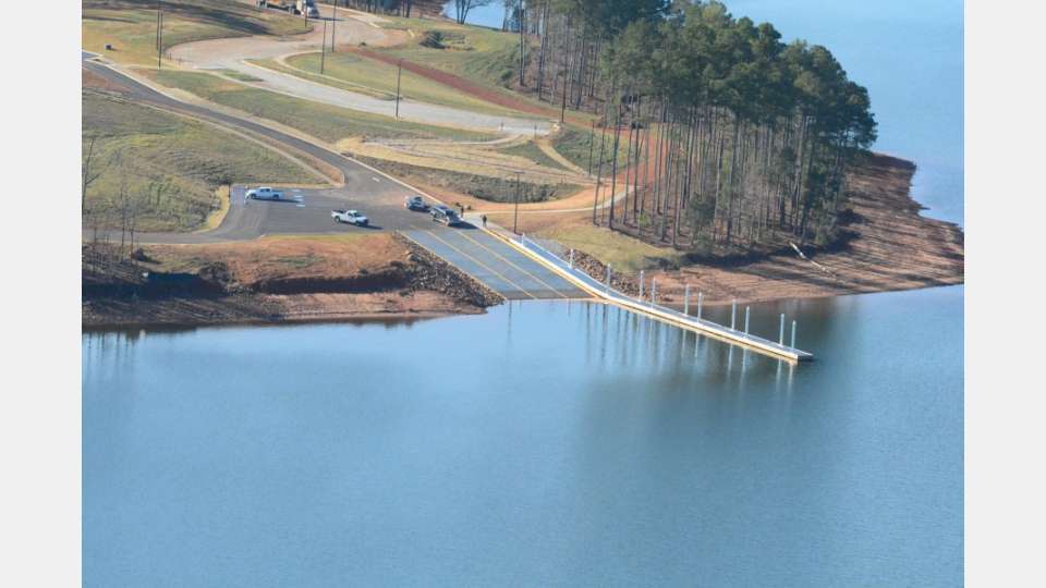 Completed just in time for the 2015 Classic, Green Pond Landing and Event Center will once again launch the competitors into Lake Hartwell. See a gallery of the lake from helicopter <a href=