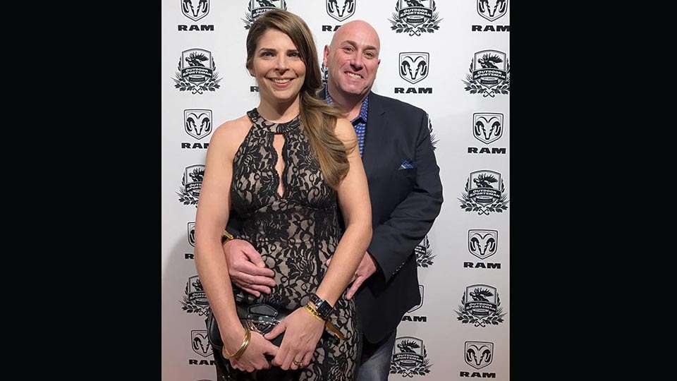 Dave Mercer first posted this to Facebook from the red carpet before the 17th annual Outdoor Sportsman Awards, where Golden Moose awards were handed out in 20 categories. âWin or lose tonight, I think I already won the hottest date category!!!â 