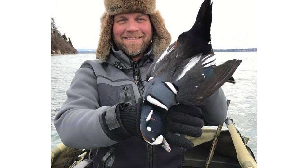 Luke Clausen, who lives in Spokane, Wash., posted that he scored big on a sea duck hunt: âMy first harlequin! Awesome experience that has been on my bucket list,â he said. 