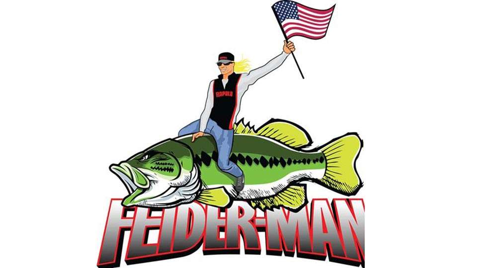 Seth Feider became somewhat of a legend when he won on his home water of Mille Lacs Lake, and an artist gave him his proper due. Feider-Man, Feider-Man, catches smallmouth like no other can, there goes the Feider-Man.