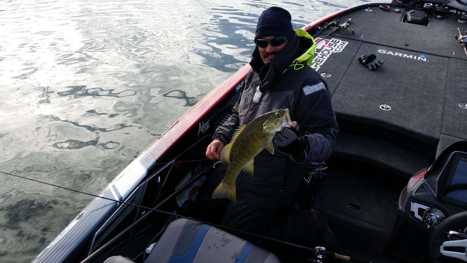 Fourth keeper of the day in the boat for Jared Lintner 
