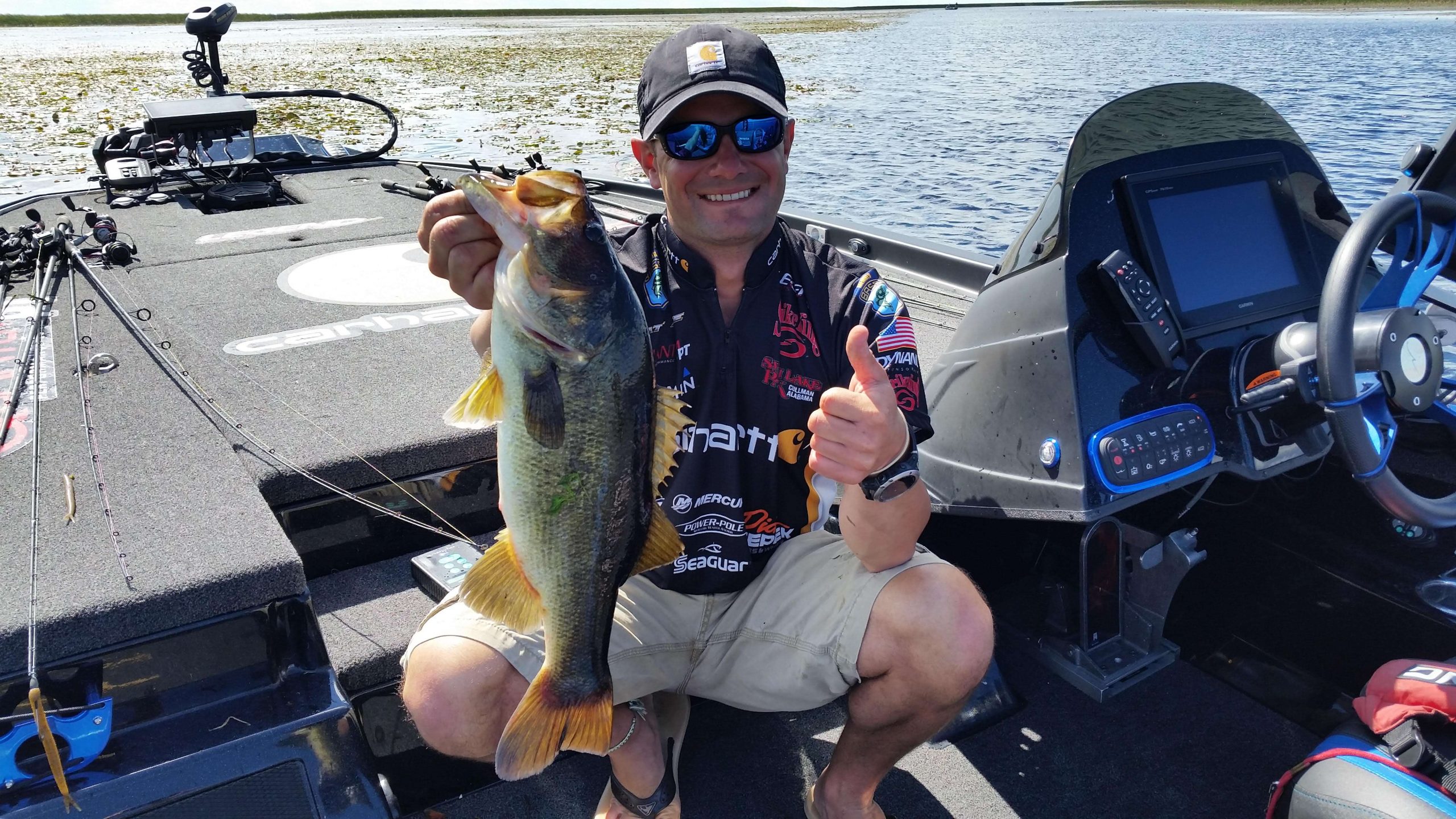 Matt Lee added this one to the livewell for a 1/2-pound cull.