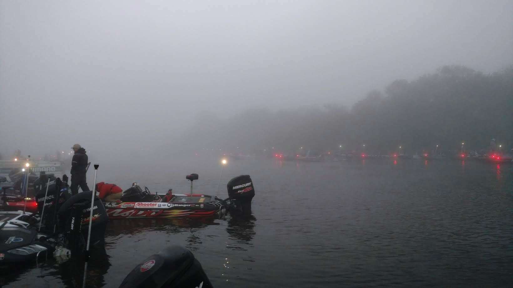 Fog delay at Okeechobee but anglers remain in great spirits. 
