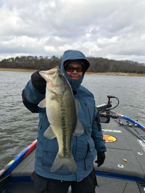 Big largemouth showing up making cull up for Snowden