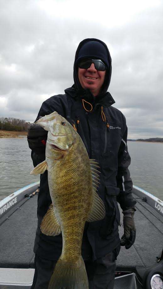 Darrell Ocamica rolling another solid smallmouth bass