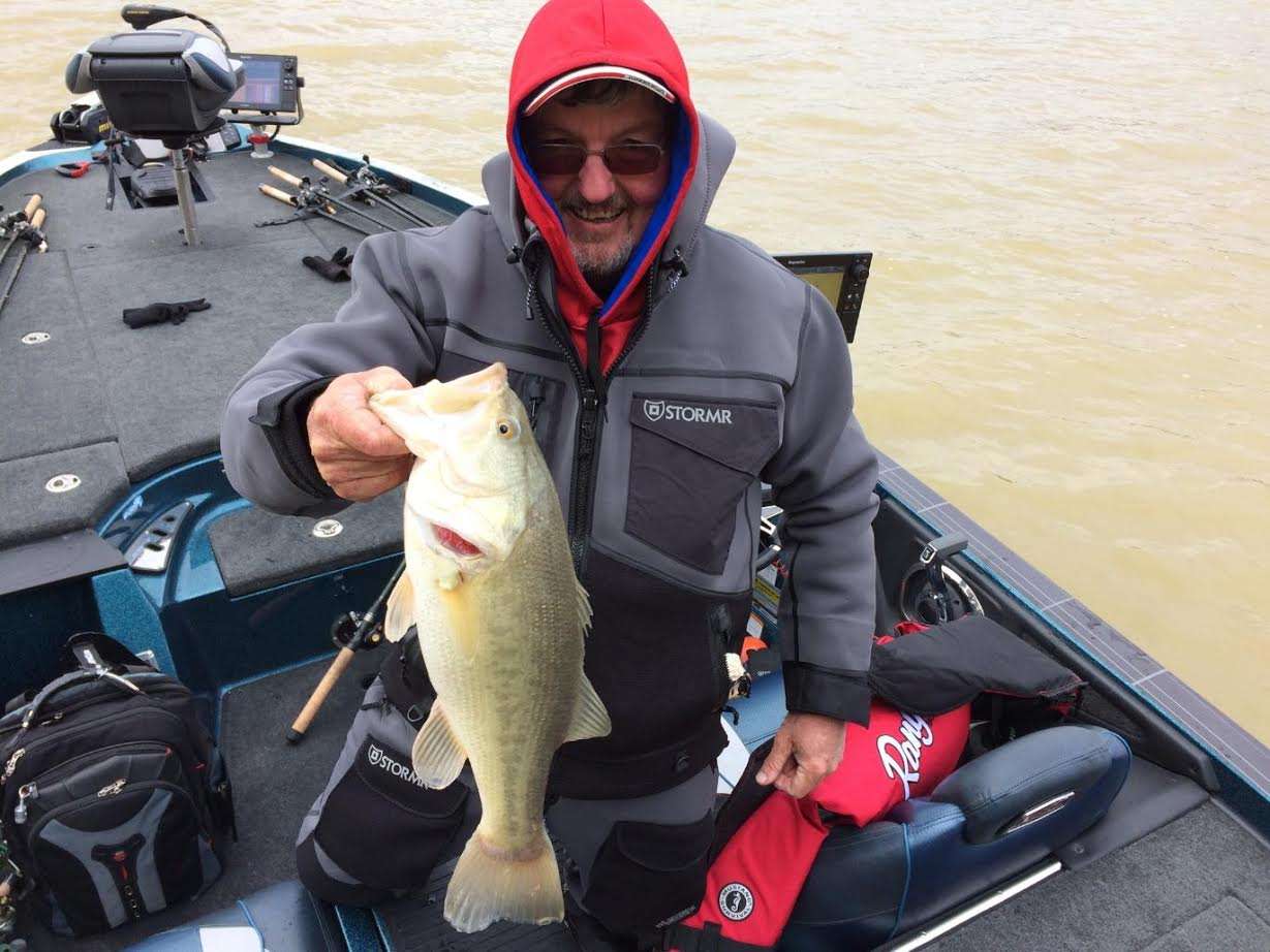 David Fritts with a nice 4-pound largemouth from Cherokee Lake
