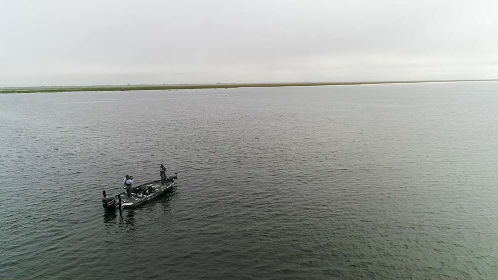 Take to the sky for some stunning views of Lake Okeechobee Day 2 of the A.R.E. Truck Caps Bassmaster Elite!