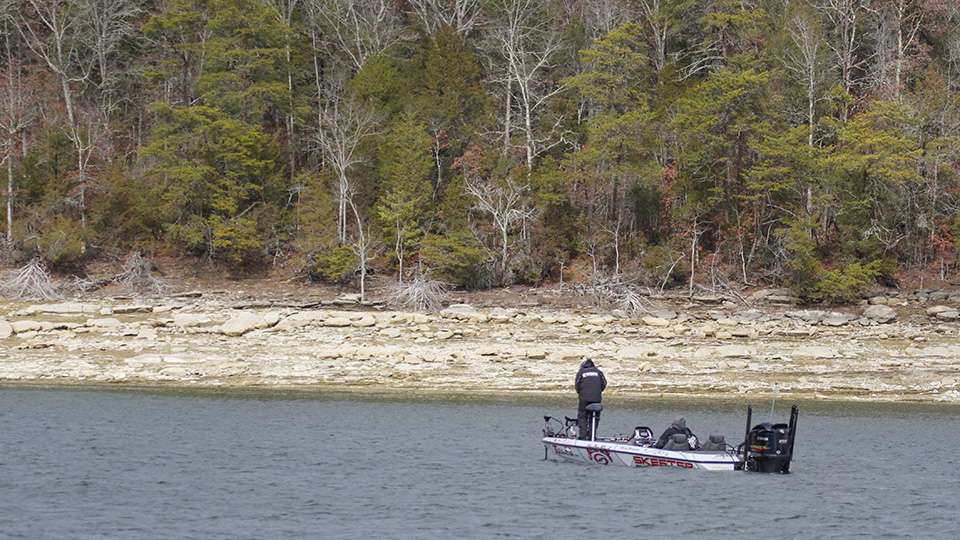 We left Menendez as he fished his group of smallmouth in hopes of moving up to the top.
