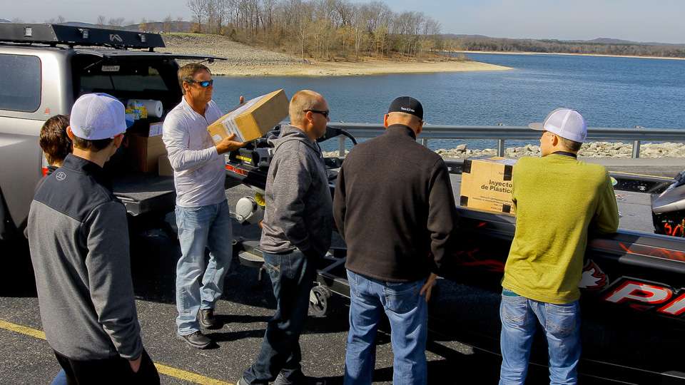 Clouse, like his company, is very grass roots focused and stays connected with bass fishermen at their level. That includes high school bass fishing. Clouse is making a special delivery to the team. 