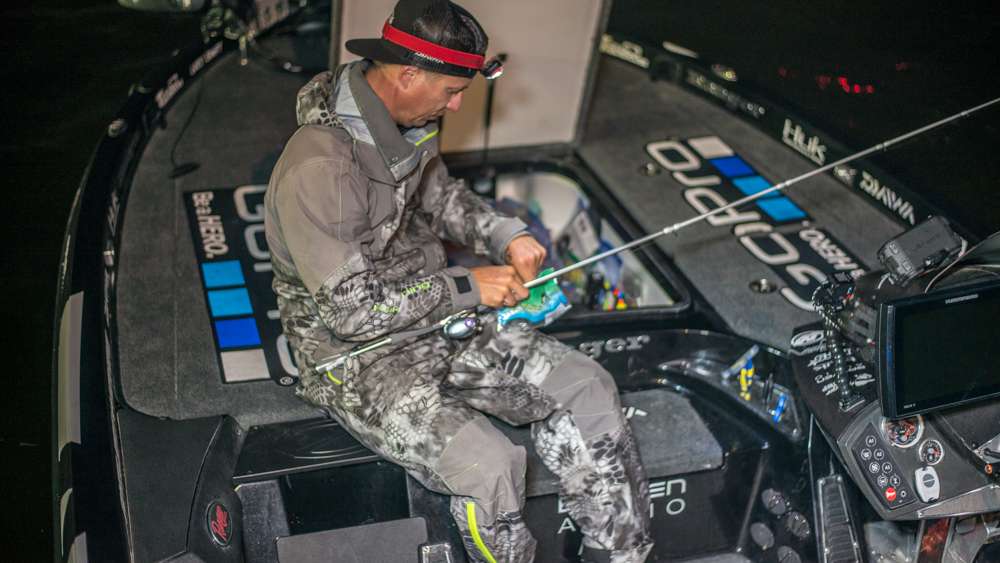 A selection of weightless soft plastics kept Brent Ehrler in contention for the win. The third-place finisher targeted bass spawning on ledges lined by brush in about 1 foot of water. âI used a dead-stick type action to get the bites,â he said. 
