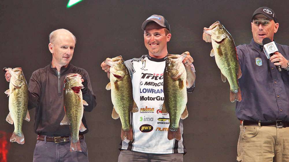 <b>Longshot: Heaviest daily catch</b></p>
<p>The top numbers are 33-5 (Rick Clunn in 1976 with a 10-bass limit) and 32-3 (Paul Mueller in 2014 with a five-bass limit). Both of those records came on Day 2 of Lake Guntersville Classics â¦ 38 years apart. And before you say we should forget about Clunnâs mark with 10 bass, keep in mind that his number could have been much higher if he didn't need to save some fish for the final round whereas Mueller was pulling out all the stops to recover from a disastrous Day 1. The smart money says both marks will still be on top of the heap after the Conroe Classic, though everyone seems to agree that a single catch in the high 20s or even low 30s is possible.
