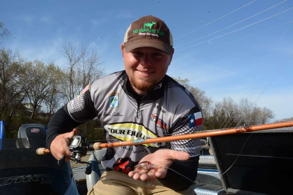 <b>Randy Sullivan</b><br>
The sixth-place finisher used a classic Storm Wiggle Wart crankbait as his single bait of choice. âThe extra wide wobble and deflection worked really well,â he said. âI got hung up every other cast but making the lure contact the wood was key.â 