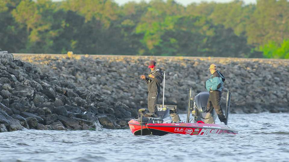 Go out with Mike Iaconelli and Brandon Palaniuk on Houston's Lake Conroe on Day 2 of the 2017 GEICO Bassmaster Classic presented by DICK'S Sporting Goods.