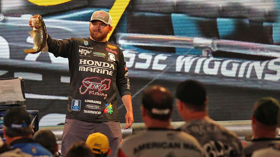 Jesse Wiggins, who won an Open this year and is already qualified for the 2018 Classic, started slowly but salvaged the day with four fish going 10-8.