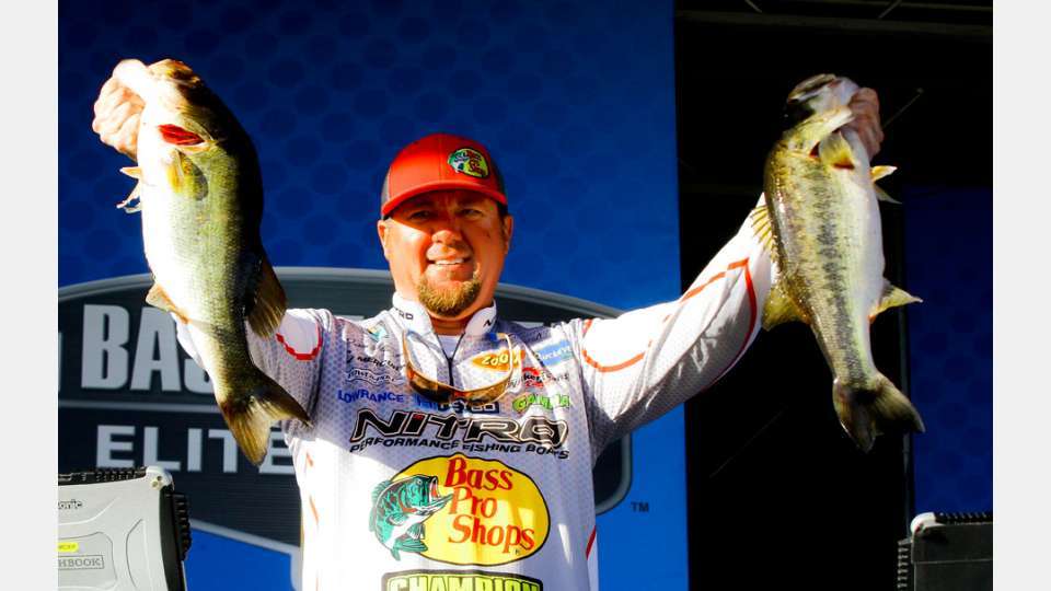Jason Williamson rode consistency of four bags between 15 and 20 pounds, and a couple large bass, to an eighth-place finish.