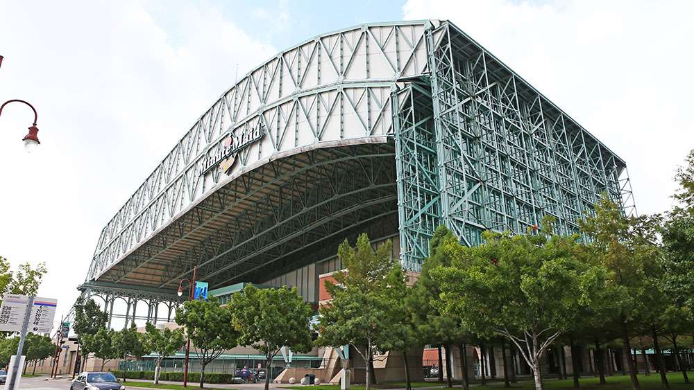 Minute Maid Park, home of the Houston Astro MLB baseball team can close the stadium roof or leave it open for the weigh-ins. Weather is no problem.