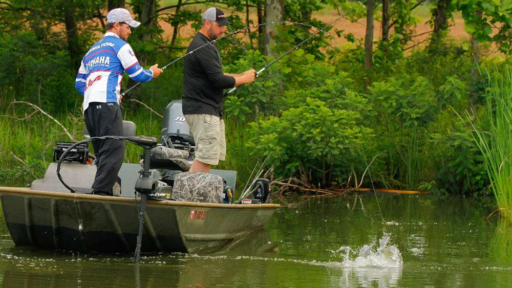 <b>Skylar Hamilton</b><br>
Hamilton is one of the more interesting stories in pro fishing, having qualified for his first Classic and the 2017 Bassmaster Elite Series in a small aluminum boat on the Central Open circuit. Heâs fishing in an Xpress model aluminum boat at the big events this year and representing all of the anglers who launch aluminum crafts on their own local waterways every weekend. A youngster like Hamilton winning in an aluminum boat would be a monumental occurrence â and he's done nothing in two Elite Series events to prove he's not capable. He placed 22nd at Cherokee and 48th at Okeechobee â enough to earn a check at both events.
