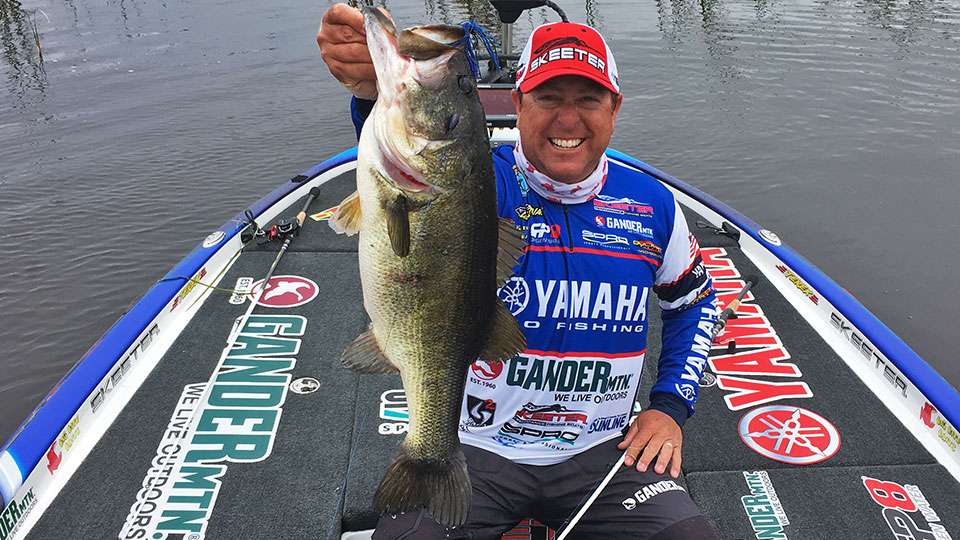 Yeah, you smile when you catch a fish you think is about 10 pounds. Dean Rojas and his Marshal sent this photo in thinking he was the newest member of the exclusive club.
