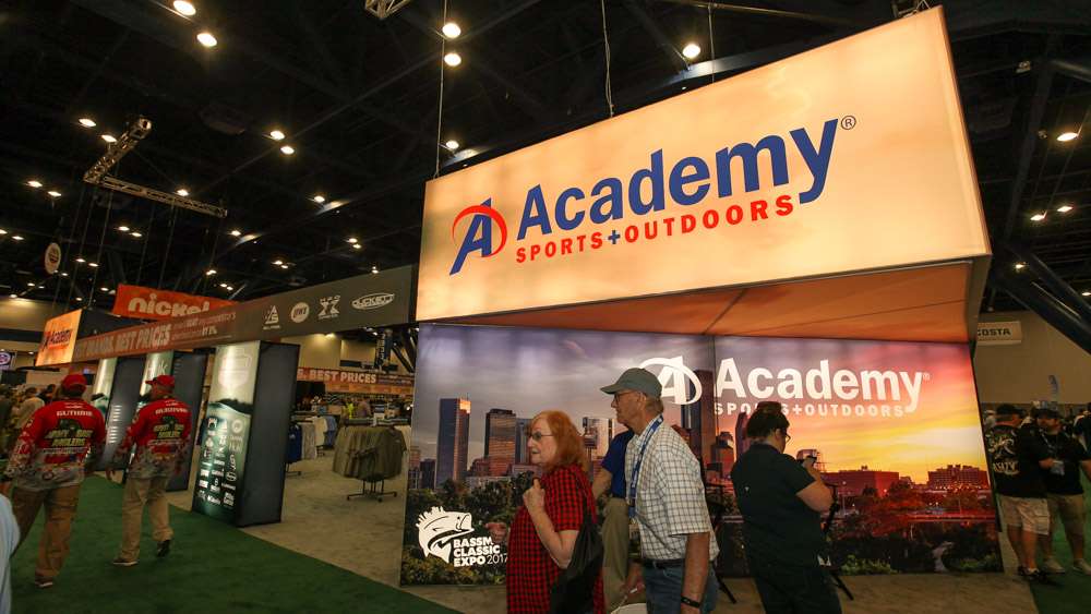 Stop and checkout the Academy Sport and Outdoors booth here at the Expo  The are also supporting the kids casting event.  