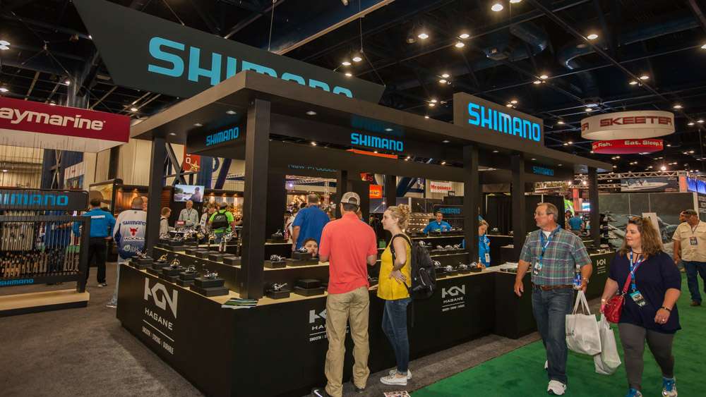 Shimano has all the latest gear on hand to compare.