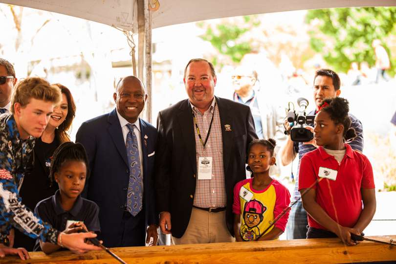 Mayor Turner and B.A.S.S CEO Bruce Akin.