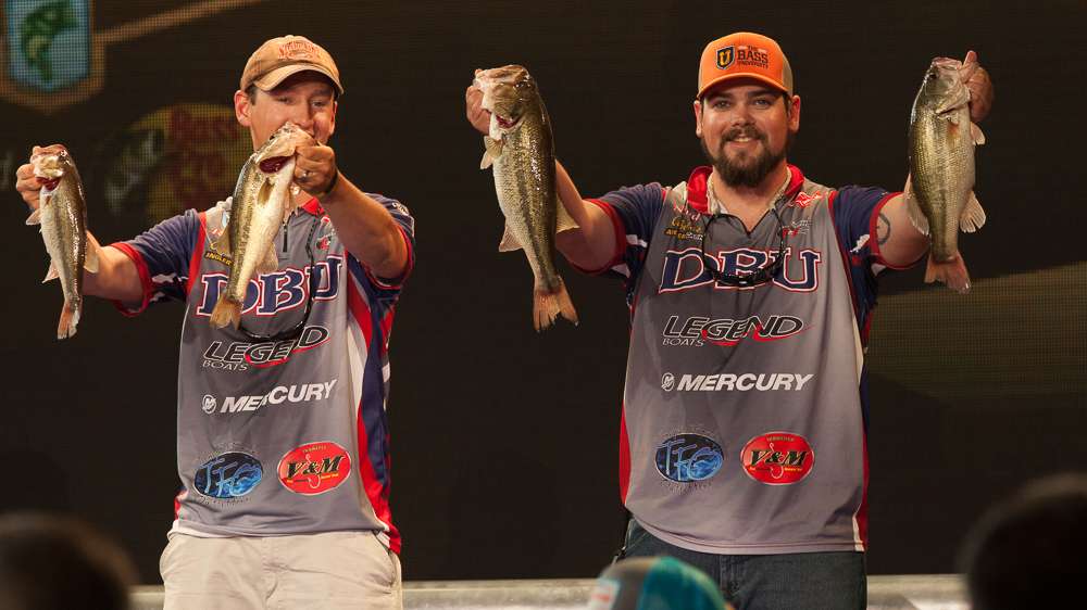 Ryan Wood and Nathan Wood, Dallas Baptist University (9-6). Qualified by winning the 2016 Costa Bassmaster High School Series presented by DICK'S Sporting Goods.