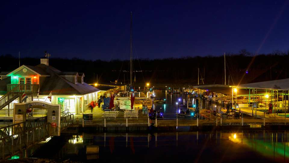 The marina is one of the largest on the lake and can handle tournaments small and large. 