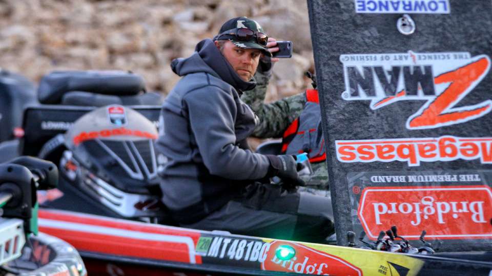 Luke Clausen is one of many Bassmaster Elite Series pros that traveled here from Lake Okeechobee, site of the most recent event. 
