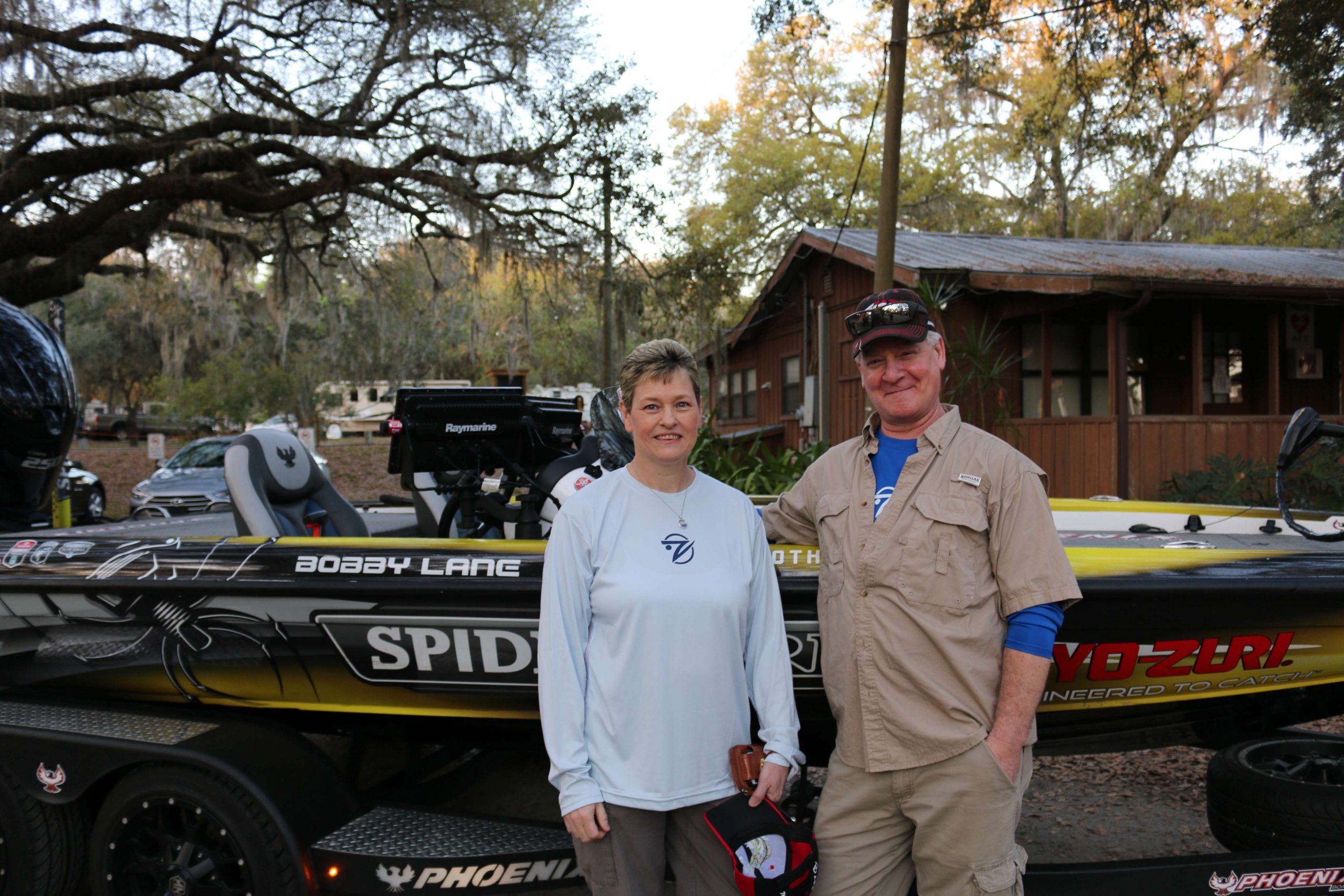 Ronda was able to bring her husband Steve along for the day of fishing.