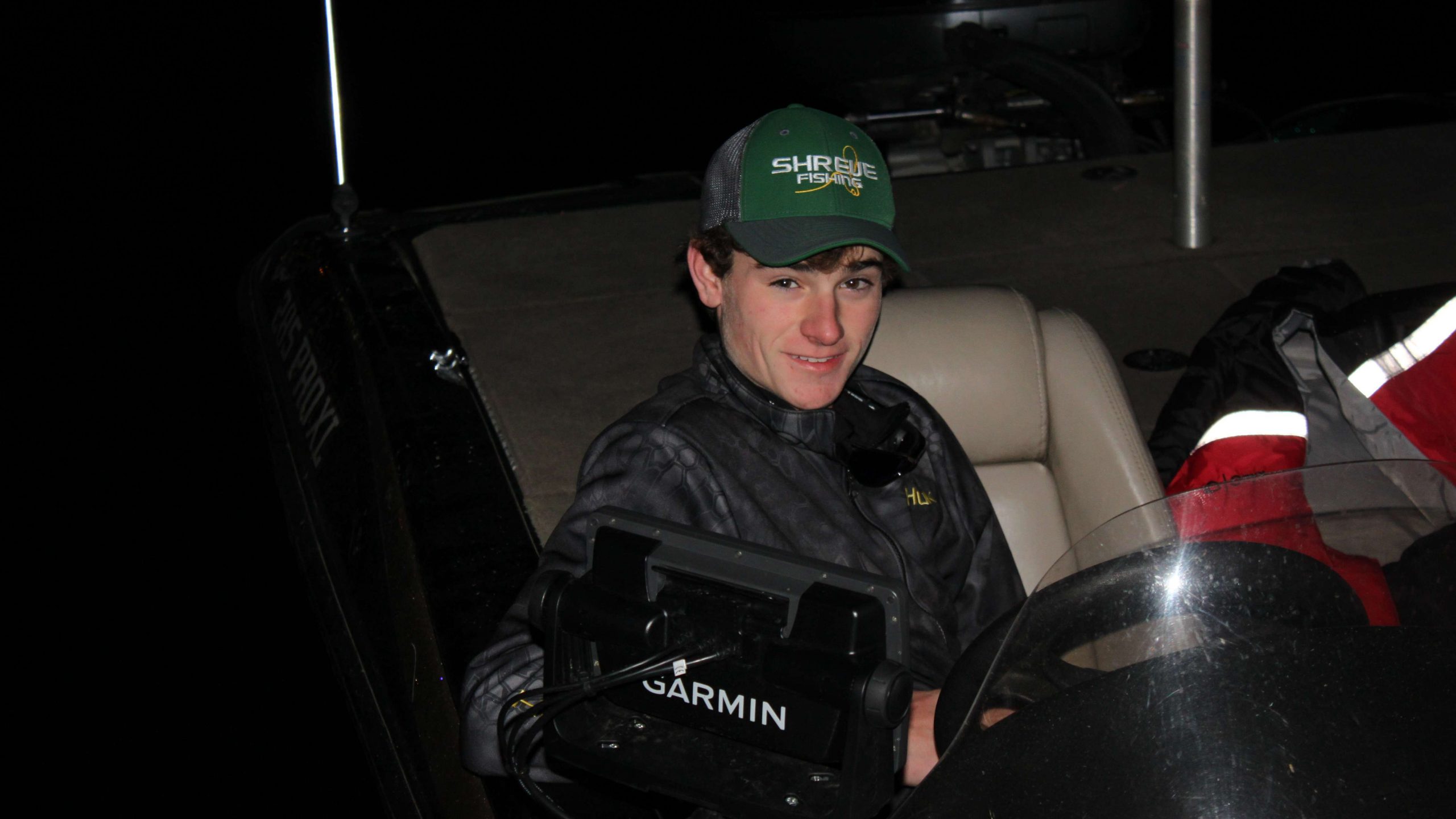 Noah Westmoreland of Captain Shreve (La.) High was napping
before the flash of the camera startled him to life.