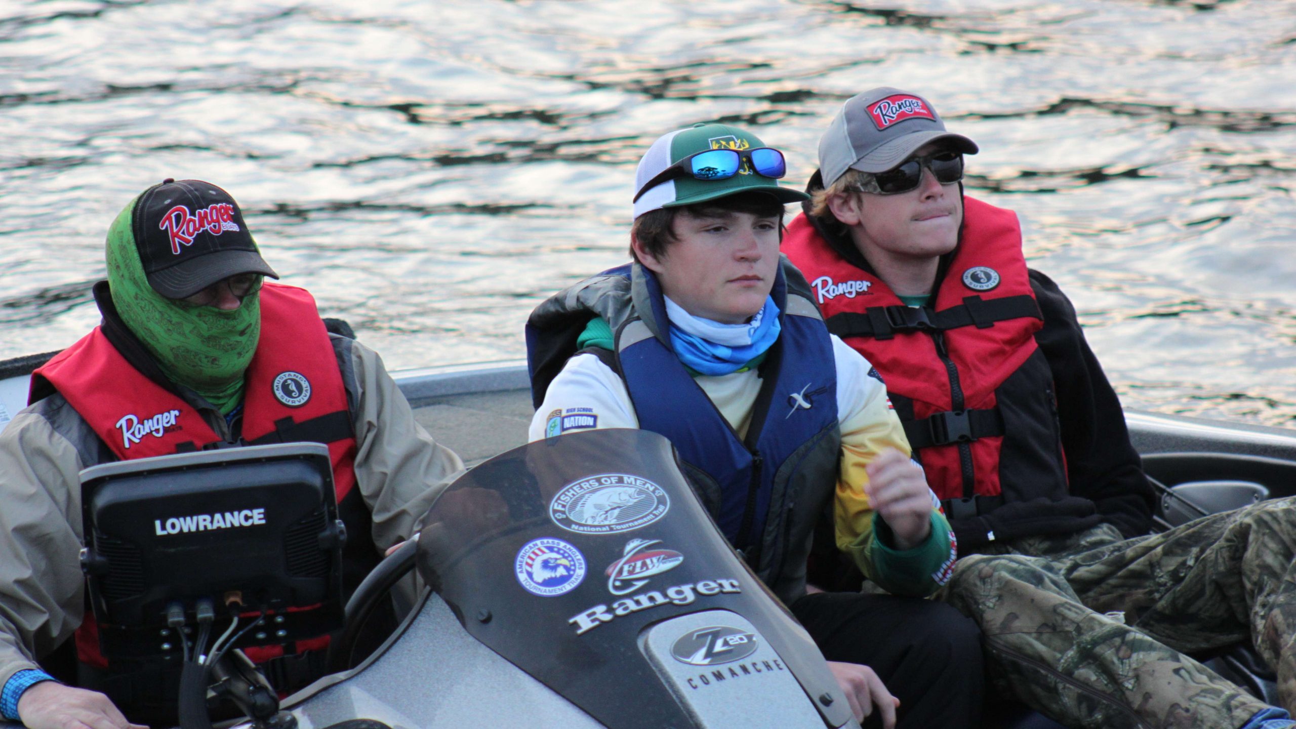  Mason Ferachi and Evan Ruiz are paired in the Costa Bassmaster High School Central Open. They were on Boat 99 on Saturday morning.