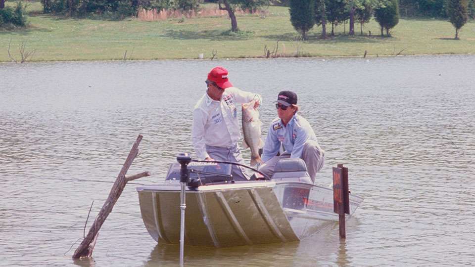 Rick Clunn and Gary Klein were partners in at least one Eagles of Angling tournament . . .