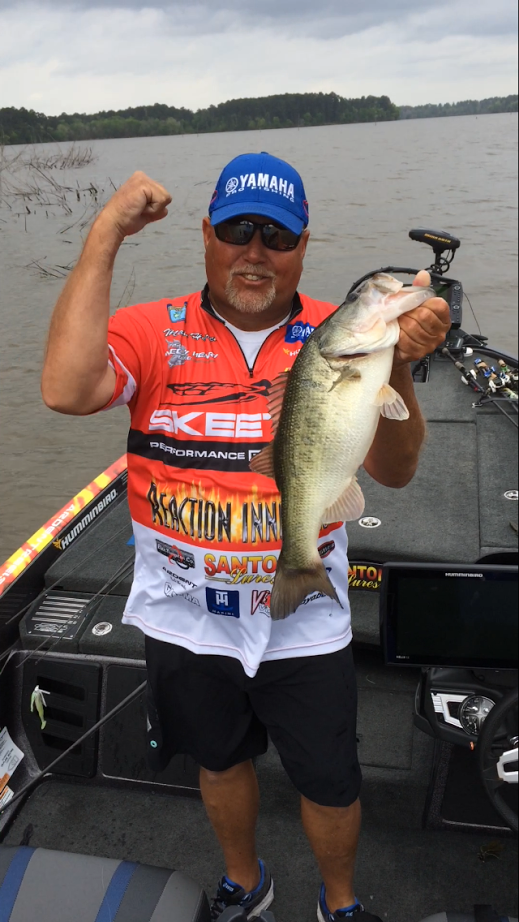 Herren just put his second fish in the box: a solid 5-pounder.