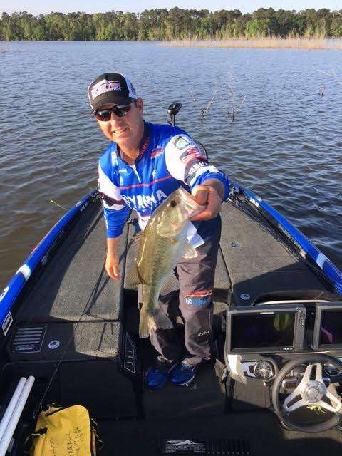 No resting in this boat. Todd Faircloth seems to be on something: yet another for 2-1/2 lbs. Can we say. 
