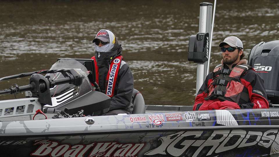 The team of Nathan Ragsdale and Wesley Griner were idling out of this canal system.