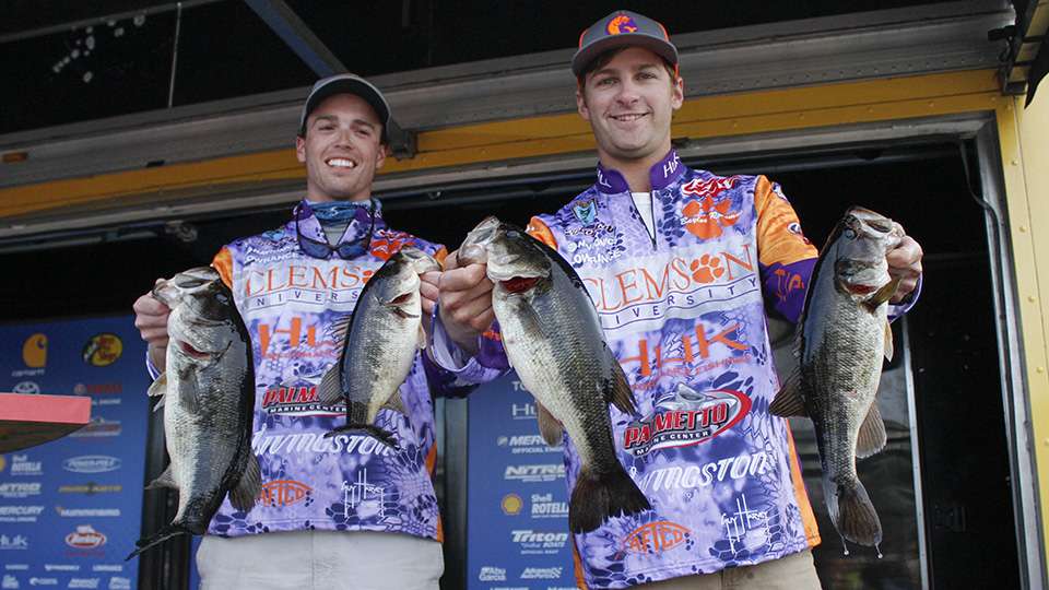 Baylor Ronemus and Cole Tinsley of Clemson University (4th, 12-15)