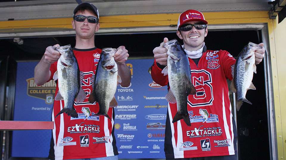 Alec Lower and Ryan Glennon of NC State University (29th, 15-0)