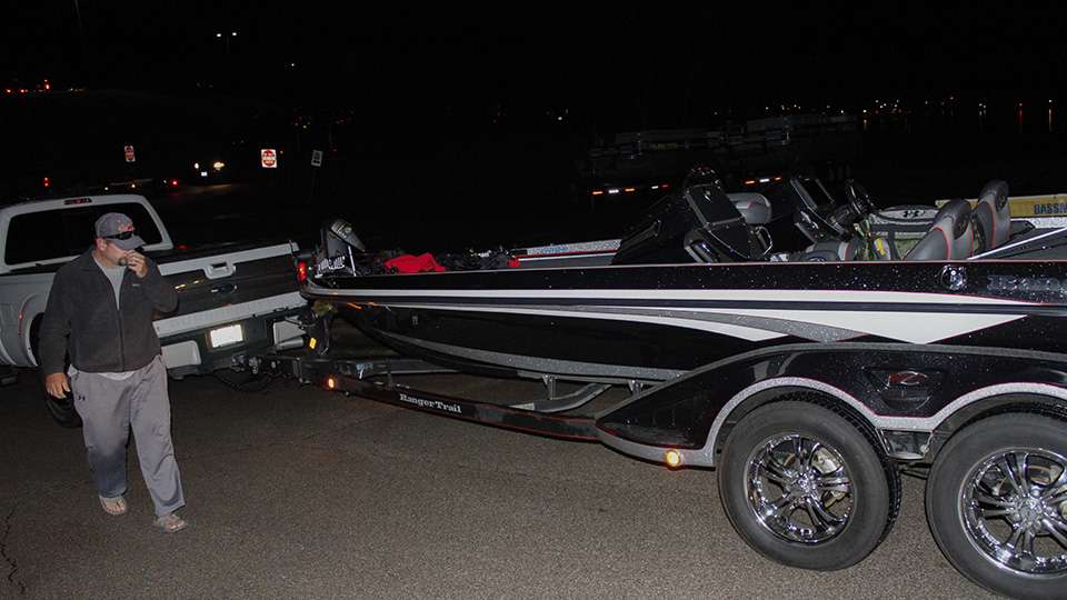 Day 2 of the Carhartt Bassmaster College Series Midwest Regional presented by Bass Pro Shops on Lake of the Ozarks started early as teams arrived to the ramp well into the dark.