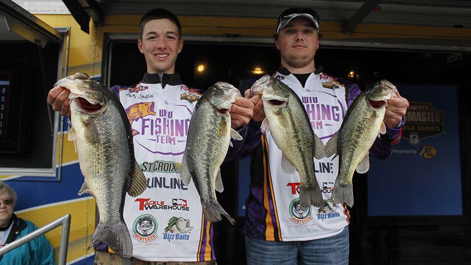 Colton Mellinger and Hunter Litchfield of Western Illinois (24th, 28-0)
