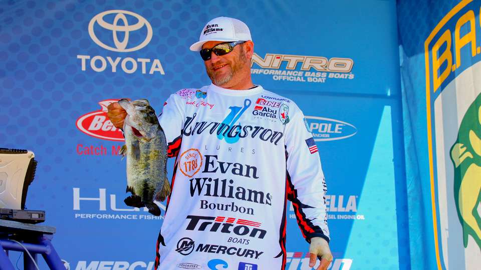 Cherry feels the adrenaline rush of a satisfying day on the water when he takes the stage. âThe closest thing I can relate to it is the birth of my children. Itâs close to it.â On this day thousands of bass fishing fans are on hand to cheer on their favorites. Cherry is among those anglers. âItâs a shining moment when you take that stage.â 
