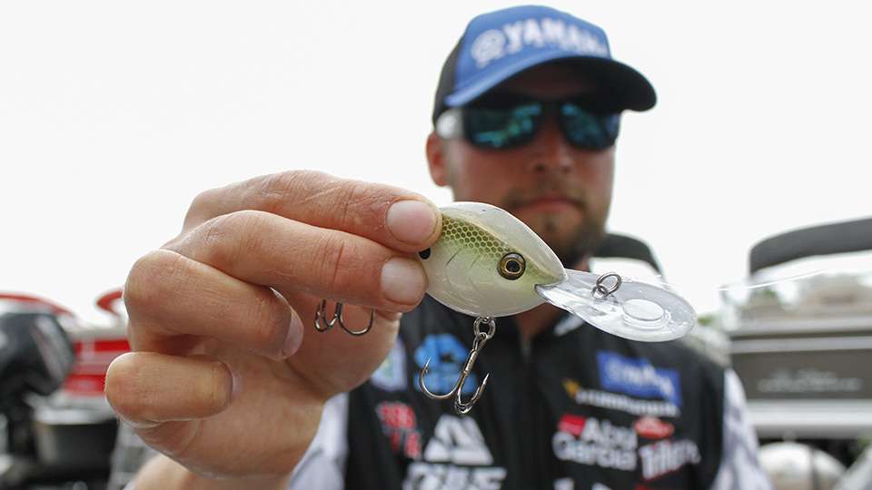 <b>Justin Lucas</b><br>
To finish 11th place Justin Lucas used this Berkley Dredger 17.5 crankbait that weighs 3/4-ounce, and is designed to run from 16-19.5 feet. He chose the Irish Gold pattern to catch his fish. 
