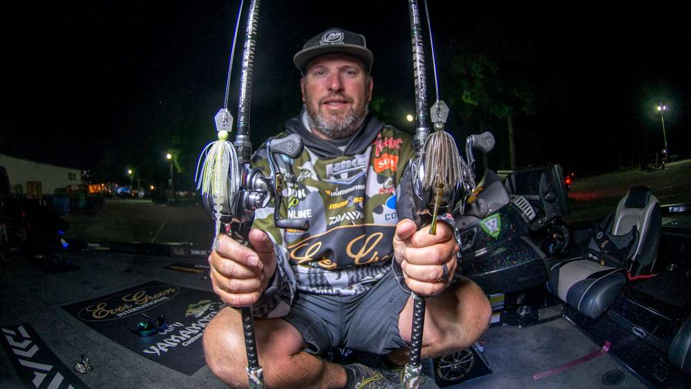 <b>Brett Hite</b><br> Brett Hite and his bladed jig did it again. Hite now has six top 10 finishes in a year on this lure of his design. That is the Evergreen Jackhammer by Chatterbait. This time he used a 1/2-ounce model. âI chose that weight because of the subsurface grass.â 
