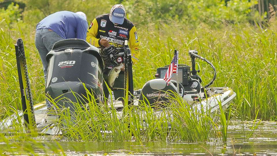 This one would give him three and more than 7 pounds of fish.