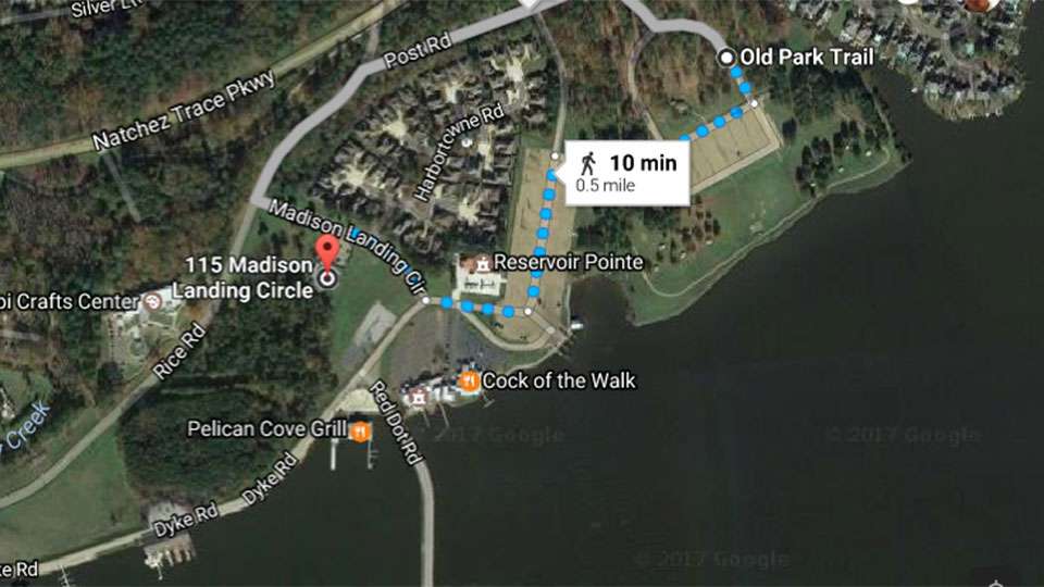 The Academy Sports + Outdoors Bassmaster Elite at Ross Barnett takes off each day at 6:15 a.m. CT from 115 Madison Landing Circle in Ridgeland. The 3:15 p.m. weigh-ins are a short walk away in Old Trace Park. This is the 12th B.A.S.S. tournament held on the lake.