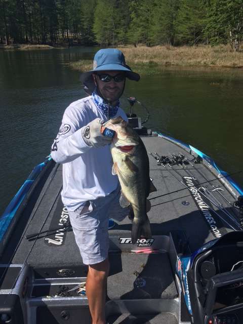 Randy Howell with a 4-pounder.