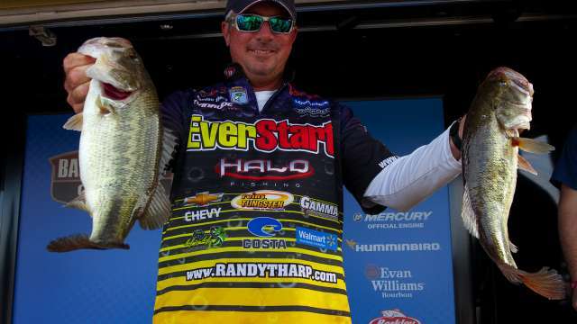 Randall Tharp, the 2013 Open winner on Ross Barnett with 41-15, was asked his take on the venue this week. âIâve heard the lake has improved dramatically, and as Iâve monitored tournament weights during the pre-practice period, Iâve been impressed with the size of bass regularly brought to the scales,â he said. âOther than the Open I won there, I donât have a lot of other experience to draw from, but I do know that anytime I can flip a jig Iâm happy. And, you can bet a jig will play this time around.â