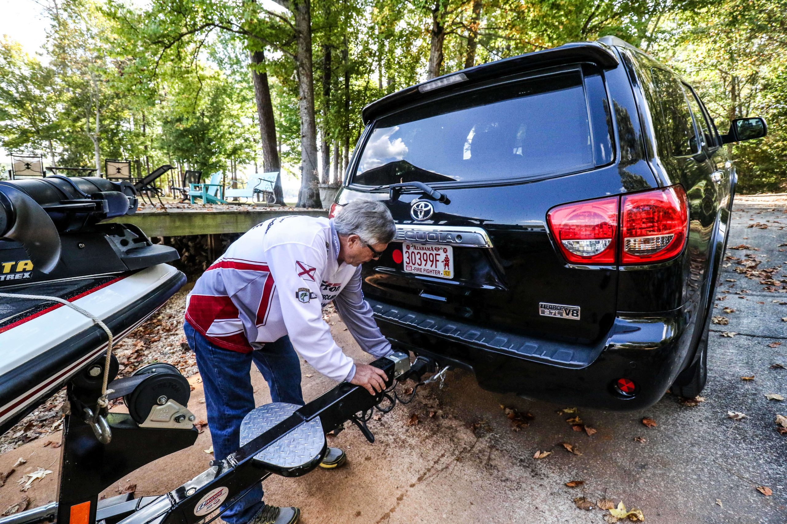 We talked to George about how he uses his Toyotas on the bass fishing tournament trail and on the construction site.  