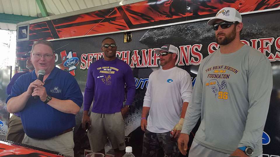 Hank Cherry was paired with Vikings defensive end Danielle Hunter for one auction.