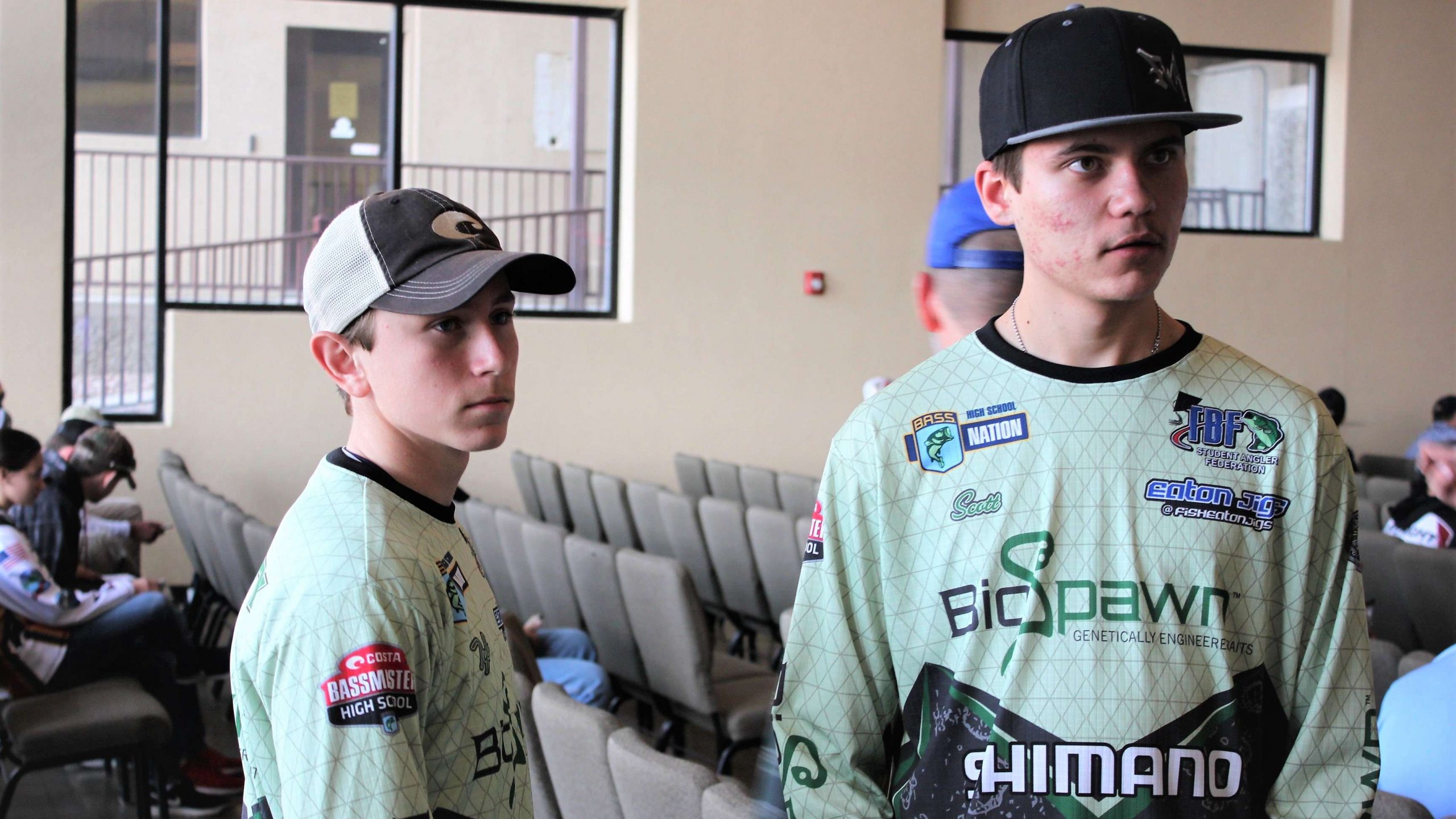 Tyler Christy and Scott Springer of Illinois are fishing as independents in the Midwest High School Open. 
